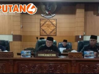 Ketua DPRD OKU Ir. H. Marjito Bachri Pimpin Rapat Paripurna Bahas LKPJ Bupati OKU Tahun 2023