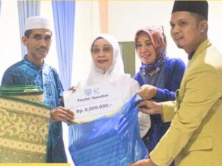 Peringati Nuzulul Qur'an' Pemkab Labuhanbatu Berikan Bantuan 22 Masjid Kecamatan Rantau Utara
