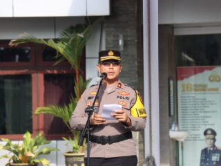 Polres Pamekasan Gelar Apel pasukan Operasi Keselamatan Semeru 2024 dan Pencanangan Aksi Keselamatan Jalan