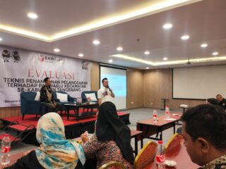Kompol Arief Nazaruddin Yusuf Kasat Reskrim Polresta Tangerang, Jadi Narasumber Evaluasi Teknis Penanganan Pelanggaran Panwascam Se-Kabupaten Tangerang