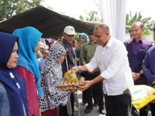 Antisipasi Inflasi Menjelang Ramadhan, Faisal Hasrimy Gelar Gerakan Pasar Murah di Kecamatan Sei Lepan