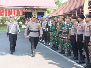 Polres Binjai Apel Gelar Pasukan Dalam Rangka Ops Keselamatan Toba -2024