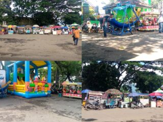 Selama Bulan Ramadhan, Halaman Kantor kecamatan Ciparay Jadi Lokasi Jualan Takjil Dan Sarana Permainan Anak Anak