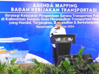 Dishub Kalsel, Strategi Kebijakan Transportasi Wilayah Provinsi Kalimantan Selatan.