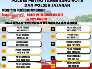 Mudik 2024 Aman Dan Nyaman, Polres Metro Tangerang Kota Buka Layanan Penitipan Kendaraan Gratis