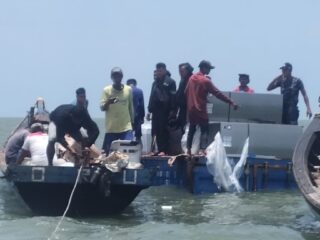 Kapal Cargo Kecelakaan di Perairan Sergai, Awak Kapal Selamat, Nahkoda Kapal Dilakukan Pemeriksaan