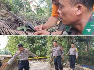 Dua Granat Diduga Masih Aktif Ditemukan di Bawah Jembatan Desa Naga Kesiangan Sergai