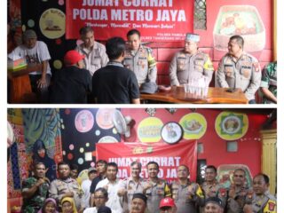 Wakapolres Tangerang Selatan Gelar Jumat Curhat Untuk Tangani Masalah Keamanan Dan Ketertiban