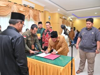 Pj. Walikota Letnan Lantik 5 Pejabat Pimpinan Tinggi Pratama Pemko Padangsidimpuan