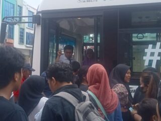 Jadi Angkutan Umum Primadona Selama Libur Lebaran.. Bus Listrik Kota Medan Digemari Pemudik dari Luar Kota..