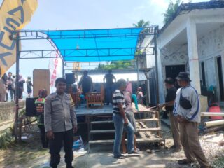 Kapolsek Binuang Pimpin Monitoring Pelaksanaan Balap Perahu di Desa Tonyaman
