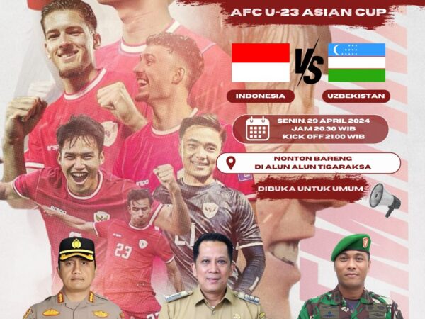 Nobar Gemilang: Tangerang Bersatu Demi Timnas Indonesia Di Semi-Final AFC U23 Asian Cup