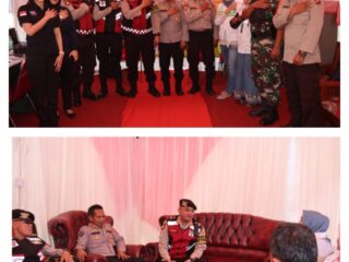 Pastikan Pelayanan Prima, Kasi Humas Polresta Tangerang Cek Pos Pam Jayanti