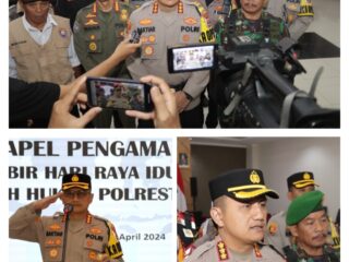 Polresta Tangerang Bersama Forkopimda Gelar Apel Kesiapan Pengamanan Malam Takbir