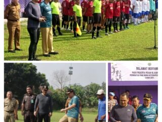 Kapolresta Tangerang Buka Tournament Sepakbola Antar Serikat Pekerja Se Kabupaten Tangerang