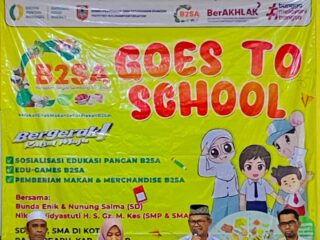 Dinas Ketahanan Pangan Provinsi Kalsel Dan SMA Negeri 2 Banjarbaru Gelar Sosialisasi Dan Edukasi B2SA GOES TO SCHOOL