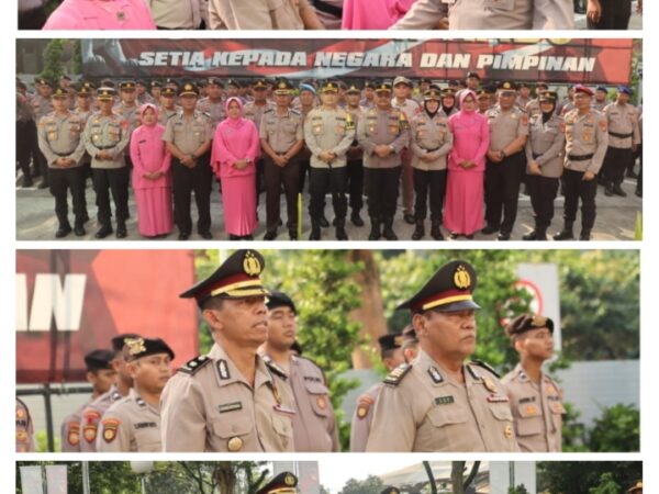 Kapolresta Tangerang Pimpin Upacara Kenaikan Pangkat Pengabdian Perwira