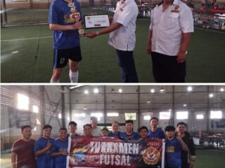 Pokdarkamtibmas Bhayangkara Resor Medan Gelar Turnamen Futsal 2024