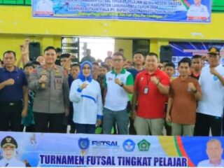 PLT Bupati Labuhanbatu Buka Tournament Futsal Setiingkat Pelajar SD - SMP SeKabupaten