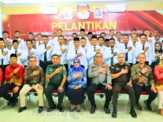 PLT Bupati Hadiri Pelantikan 45 Anggota PPK SE-Kabupaten Labuhanbatu