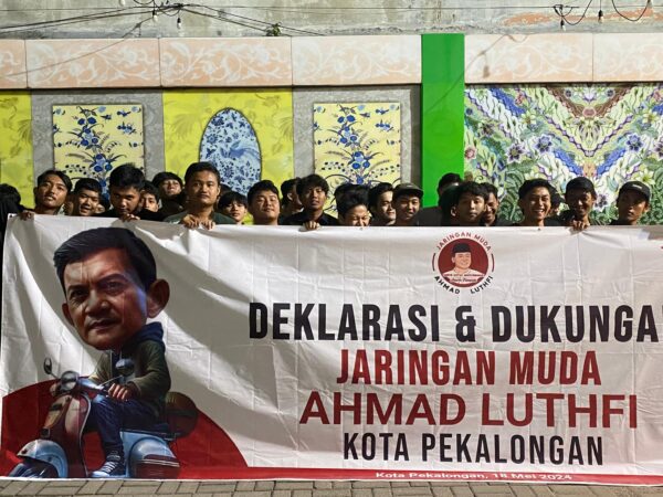 Pemuda Kota Pekalongan Deklarasi Dukung dan Menangkan Ahmad Luthfi Jadi Gubernur JaTeng 2024-2029