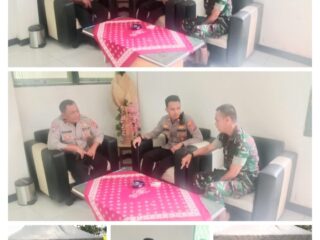Kapolsek Panongan Kunjungi Danramil 14/PNG Sebagai Wujud Sinergitas TNI-POLRI