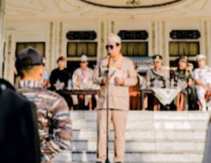 Gubernur Kalsel Lepas Goweser Onthel Di HUT Ke-75 Tentara ALRI Divisi IV Pertahanan Kalimantan
