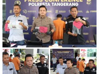 4 Orang Pelaku Pencurian Bermotor Diringkus Reskrim Polresta Tangerang