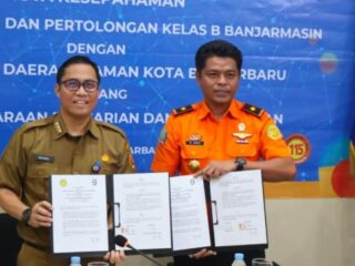 Basarnas Banjarmasin Dan RSD Idaman Banjarbaru Lakukan Penandatangan Nota Kesepahaman