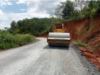 Progres Pembangunan Jalan Baru Kiram–Bajuin Sudah Proses Pengerjaan Dan Pengaspalan Jalan