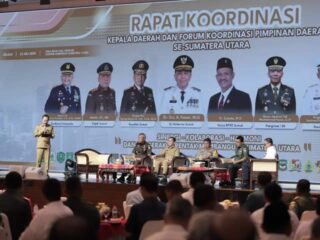 Pj Bupati Dairi Hadiri Rakor Sinergi dan Kolaborasi Mewujudkan Sumatera Utara Maju