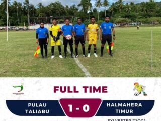Popda XI di Kota Sofifi Maluku Utara, Kesebelasan Sepakbola Bola Taliabu Bungkam Tim Halmahera Timur