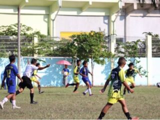 Dispora kalsel Gelar Turnamen Sepak Bola Untuk Memperebutkan Piala Paman Birin Cup U-14 Yang Diikuti Sebanyak 24 Tim