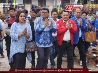 Hari Kedua,KPU Kabupaten Dairi Terima Pendaftaran Pencalonan David Tambunan-Dedi Matondang Dalam Pemilihan Bupati dan Wakil Bupati Dairi