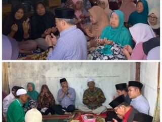 Bursah Zarnubi Cabup Lahat Layat Rumah Duka Alm. Ertati Di Desa Talang Tinggi