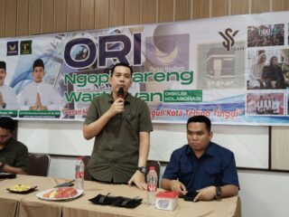 Pasangan ORI Calon Walikota Tebingtinggi Ngopi Bareng Wartawan, dr Riski : Peran Media Membangun Kota Tebingtinggi