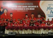 Musancab VI PDI.P Kota Medan,Tetapkan 21 Ketua PAC, Rapidin- Hasyim Serukan Soliditas dan Konsolidasi Hingga Akar Rumput